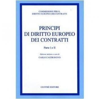 Principi Di Diritto Europeo Dei Contratti