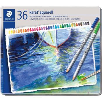 Lápices de colores acuarelables KARAT AQUARELL 125 estuche con 36 unidades