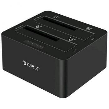Stazione di docking Orico 6629US3-C-EU-BK per HDD 2,5/3,5 Nero