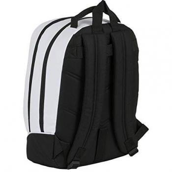 Safta Real Madrid Mochila Unisex Niños Blanco/negro 320x200x420 Mm
