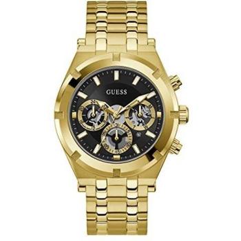 Guess Continental GW0260G2 Reloj de Acero con Correa Dorada