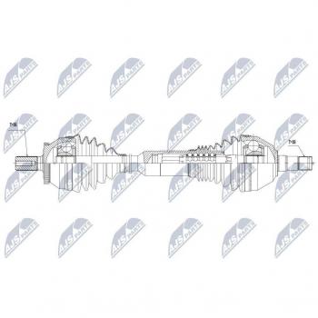 Veio de Transmissão NTY‑NPW‑VV‑017