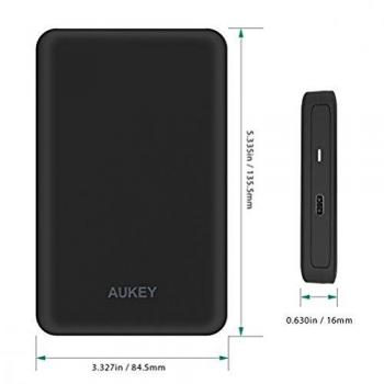 Case esterno AUKEY 2.5 USB 3.0 Type‑C – hard disk esterno con cavo USB‑C a USB‑C