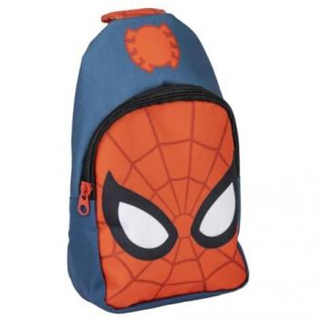 Mochila Infantil Spider-Man Bandolera Azul Rojo 13 x 23 x 7 cm