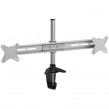 RICOO TS3611 Supporto monitor scrivania girevole inclinabile per schermi 13-27. Braccio schermo PC staffa universale VESA 75x75 e 100x100