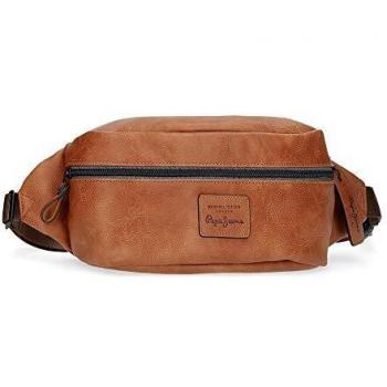 Pepe Jeans Vegan Riñonera Marrón 28x13x8 cm