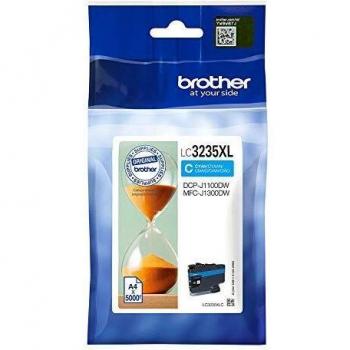 Brother LC-3235XLC Cartuccia InkJet Originale, Alta Capacità, fino a 5000 Pagine, per Stampanti DCPJ1100DW / MFCJ1300DW, Ciano