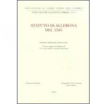 Statuto di Allerona del 1585. Testo latino a fronte