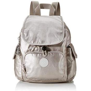 Kipling City Pack Mini Mochila Mujer Plateado