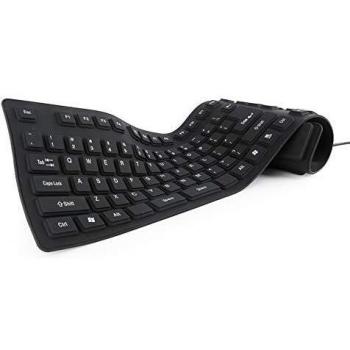 Gembird KB-109F-B Tastiera USB+PS/2 QWERTY Nera