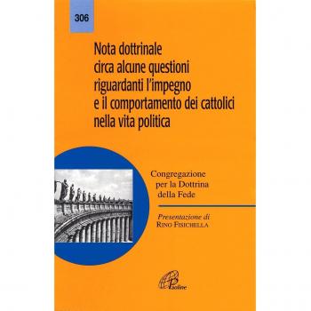 Nota dottrinale circa alcune questioni riguardanti l'impegno e il comportamento dei cattolici nella vita politica