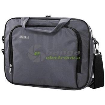 Maletín Subblim Oxford para Portátiles hasta 12.5/ Gris