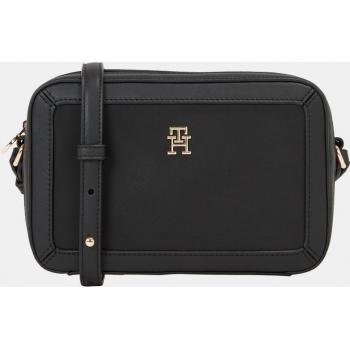 Tommy Hilfiger Bandolera Essential para mujer con monograma negro