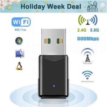 Chiavetta WiFi Dual Band 600 Mbps HANPURE