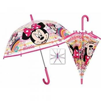 Paraguas Campana Transparente Minnie Mouse 74 cm