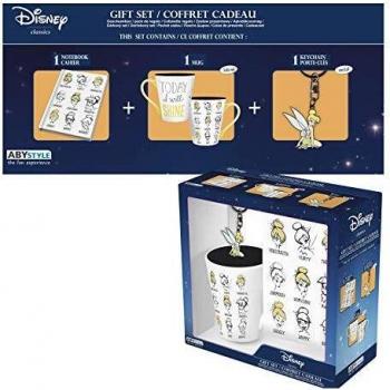 Pack Disney Taza Llavero Libreta Campanilla