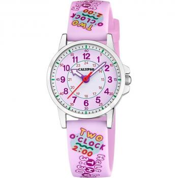 Reloj Calypso K5824/4 Blanco Correa De Caucho, Infantil