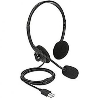 Cuffie USB Stereo Delock con Controllo Volume