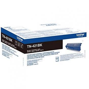 Brother TN-421BK Toner Originale, Capacità Standard, fino a circa 3000 Pagine, per Stampanti HLL8260CDW/HLL8360CDW/DCPL8410CDW/MFCL8690CDW/MFCL8900CDW, Nero