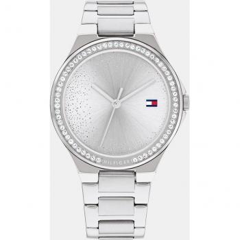 Reloj Tommy Hilfiger 1782641 para dama plateado con cristales