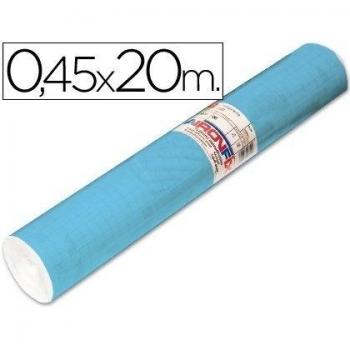 Aironfix Rollo Adhesivo 45cm x 20mt Unicolor Azul Mate Claro