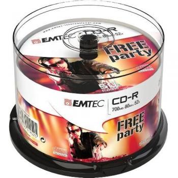 CD-R EMTEC 80MIN/700MB 52X SPINDLE (50PZ)