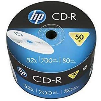 HP CD-R 80 700MB 52X, 50 Pack
