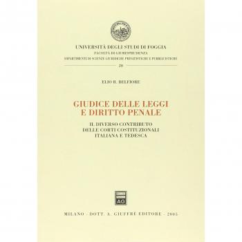 Giudice delle leggi e diritto penale