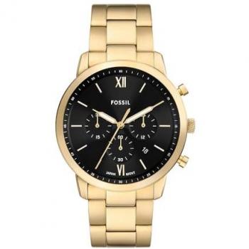 Reloj Analógico Fossil Neutra Oro Negro