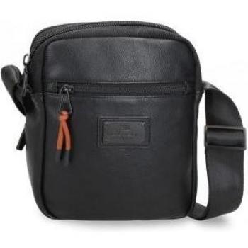 Pepe Jeans Bandolera Egham negro dos compartimentos