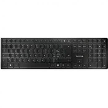CHERRY KW 9100 SLIM tastiera RF senza fili + Bluetooth QWERTZ Svizzere Nero