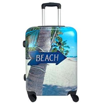 Coshano Maleta pequeña rígida estampada playa