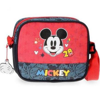 Joumma Bags para niños. Bandolera Mickey Get Moving pequeña roja