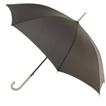 Colección Básica de Paraguas Vogue para Mujer Tejido Pongee y en Doce Bonitos Colores. Fabricada con Varillas de Fibra de Vidrio, automático y Sistema antiviento (Topo)