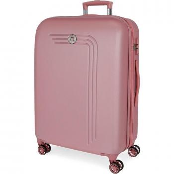 Movom. Maleta Grande Riga Rígida 80cm Rosa