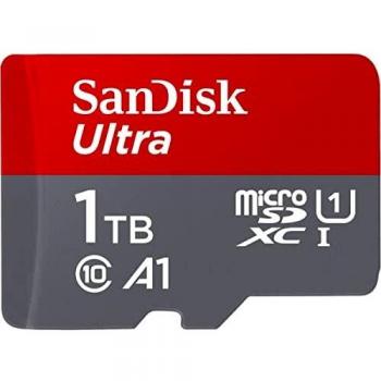 SanDisk 1 TB Ultra microSDXC UHS-I scheda, con adattatore SD, fino a 150 MB/s, prestazioni dell'app A1, Classe 10, U1