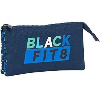 Safta PORTATODO TRIPLE RECICLABLE BLACKFIT8 LOGOS RETRO 22X30X120CM