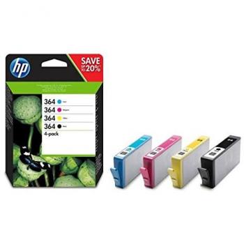 HP cartuccia multipack nero / ciano / magenta / giallo (N9J73AE, 364) ordinare online