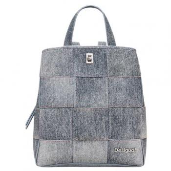 Mochila Trenzada Denim Azul Mediana Desigual