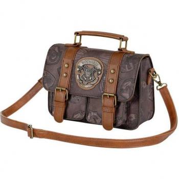 Bolso Hogwarts Escudo Metálico