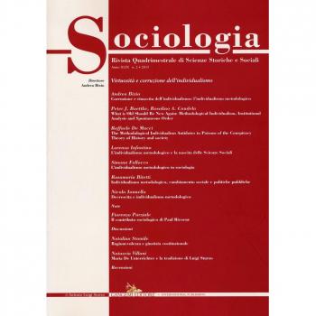 Sociologia. Rivista quadrimestrale di scienze storiche e sociali (2015) (Vol. 2)
