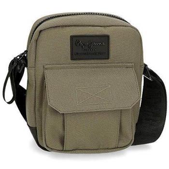 Pepe Jeans Denton Bandolera Pequeña Hombre Caqui 15x19x6 cm