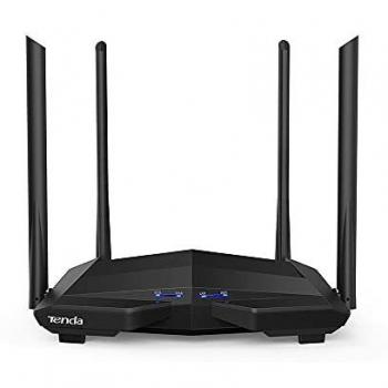 Tenda AC10U Smart Dual-Band Gigabit AC1200 WiFi Router USB
