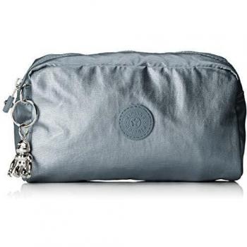 Kipling Gleam, Bolso de Tocador para Mujer, Gris (Steel Gr Metal), 18.5x11x8 Centímetros (B x H x T)