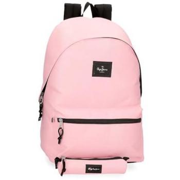 Pepe Jeans Mochila Escolar Aris Colorful Rosa