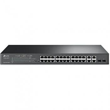 TP-Link T1500-28PCT Managed Layer 2 Fast Ethernet (10/100) Black 1U Power over Ethernet (PoE) Support