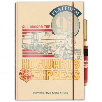 Cuaderno A5 “Harry Potter” con bolígrafo y marcador de páginas – 192 hojas
