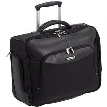 Samsonite Fits-U Rolling Tote 17 Trolley para portátiles, 36 cm, 24 L, Negro (Negro)