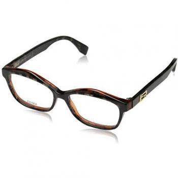 FENDI FF 0094 D5T Monturas de Gafas, Negro, 52.0 para Mujer