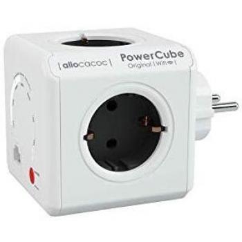 Multiconector Allocacoc con Amplificador WiFi, Blanco